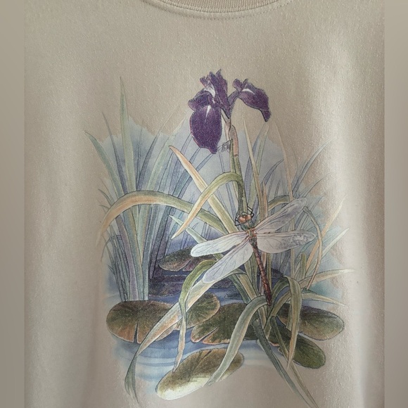 Firefly Crewneck Sweatshirt in Light Tan Size Large - Picture 3 of 9